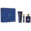 Versace Pour Homme Dylan Blue Zestaw upominkowy EDT spray 100ml + żel pod prysznic 150ml + EDT spray 10ml