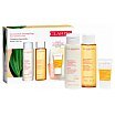 Clarins Velvet Milk Set Zestaw upominkowy mleczko oczyszczające 200ml + tonik oczyszczający 200ml + Peeling do twarzy 15ml + kosmetyczka