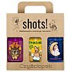 LaQ Shots! Czyściopak Zestaw Jeż Anaszpan żel pod prysznic 500ml + Czym Chata Bogata żel pod prysznic 500ml + Gwiezdny Pył żel pod prysznic 500ml