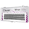 Clavier Vshape Fishtail Eyelashes Kępki rzęs 8mm