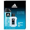 Adidas Ice Dive Zestaw upominkowy EDT spray 100ml + żel pod prysznic 250ml