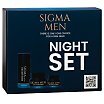 Sigma Men Night Set Zestaw upominkowy lekki balsam do ciała 100ml + serum na noc 50ml + krem pod oczy 30ml