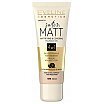 Eveline Satin Matt Foundation Podkład matujący 30ml 104 Beige