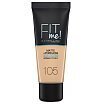 Maybelline Fit Me Matte + Poreless Podkład matujący 30ml 105 Natural Ivory