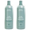 Aveda Scalp Solutions Zestaw upominkowy szampon przywracający równowagę skórze głowy 1000ml + regenerująca odżywka do włosów 1000ml
