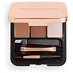 Makeup Revolution Brow Sculpt Kit Zestaw do stylizacji brwi 2,2g Brown