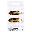 Sister Young Lily Makeup Hair Clips Set Klipsy do włosów Leopard Print 2szt