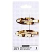 Sister Young Lily Makeup Hair Clips Set Klipsy do włosów Milk Coffee 2szt