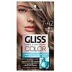 Gliss Color Care & Moisture Farba do włosów trwała 7-42 Beżowy Nude Blond