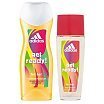 Adidas Get Ready For Her Zestaw upominkowy szklany dezodorant spray 75ml + żel pod prysznic 250ml