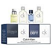 Calvin Klein Deluxe Fragrance Travel Collection For Men Zestaw miniaturek CALVIN KLEIN Eternity EDT 10ml + CK One EDT 2x10ml + Defy EDT 5ml