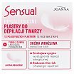 Joanna Sensual Hipoalergiczne plastry do depilacji twarzy 12szt + tubka z oliwką łagodzącą 10ml