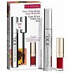 Clarins Set Zestaw upominkowy maskara XXL 8ml+ Lip Comfort Oil 03 Cherry 1,4ml