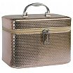 Inter Vion Kuferek kosmetyczny metaliczny Rose Gold M