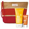 Clarins Set Zestaw upominkowy + Sun Facial Cream SPF50+ 30ml + Kosmetyczka