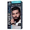 Joanna Power Men Color Cream 3in1 Farba do włosów brody i wąsów 30g 01 Black