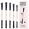 JESSUP Duo-End Brush Versatility Collection 10-in-5 Zestaw dwustronnych pędzli do makijażu Peach Dust 5szt.