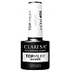 Claresa Top MIlky No Wipe Top utwardzający do lakieru hybrydowego bez przemywania 5g