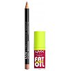 NYX Professional MakeUp Duo Kit Zestaw Slim Lip Pencil kredka do ust Natural 1.04g + Fat Oil Lip Drip olejek do ust Newsfeed 4.8ml