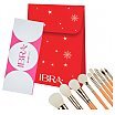 Ibra Christmas Gift Zestaw upominkowy pędzle do makijażu + paleta rozświetlaczy