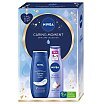 Nivea Caring Moment Zestaw żel pod prysznic 250ml + mleczko do ciała 250ml