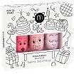 Nailmatic Kids Party B Zestaw lakierów do paznokci Cookie 8ml + Bella 8ml + Elliot 8ml