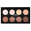 NYX Professional Makeup Highlight & Contour Pro Palette Paleta do konturowania 8x2,7g